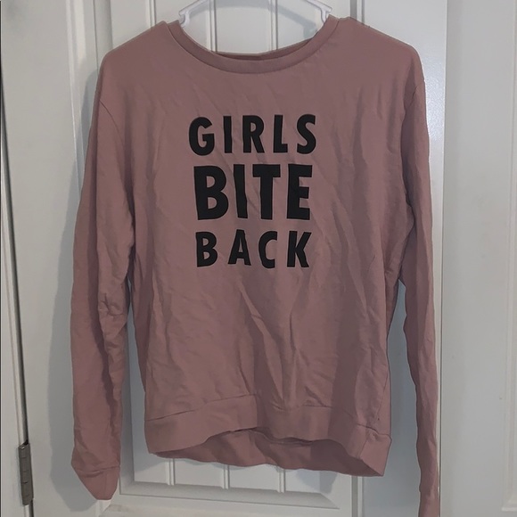 “Girls Bite Back” Long Sleeves Shirt - Picture 1 of 1